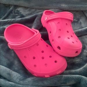 Pink Crocs